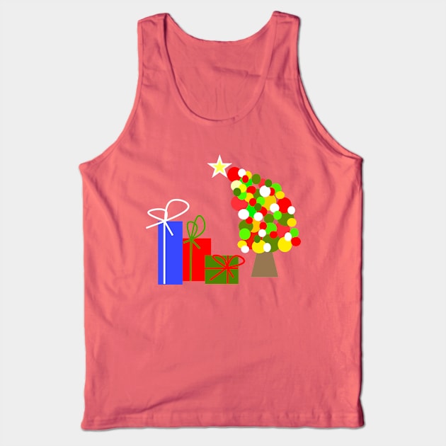 THE Tipsy Merry Christmas Tree Tank Top by SartorisArt1